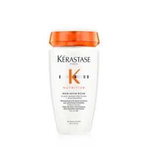 1. Shampoo Altamente Nutritivo e Hidratante Bain Satin Riche Kérastase 250ml Para Cabello Muy Seco