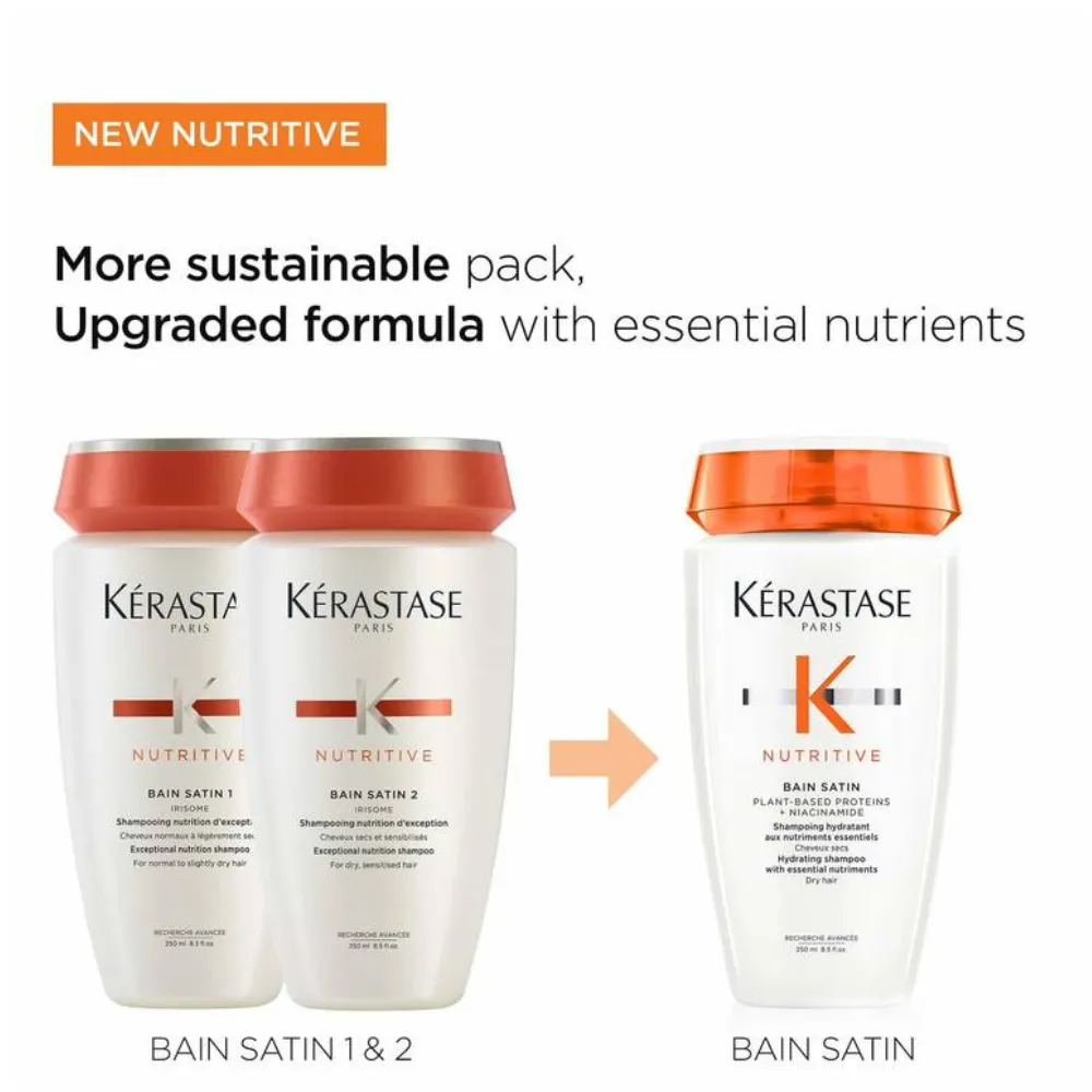 1. Shampoo Hidratante y Nutritivo Bain Satin Kérastase 250ml Cabello SecoShampoo Hidratante y Nutritivo Bain Satin Kérastase 250ml Cabello Seco - Imagen 3