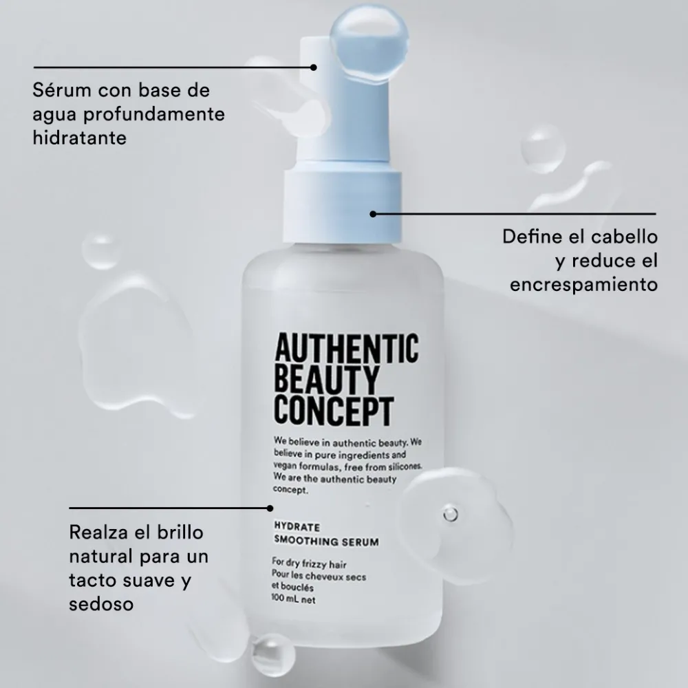 Suero Hidratante Anti Frizz Vegano Hydrate Smoothing Serum 100ml - Imagen 2